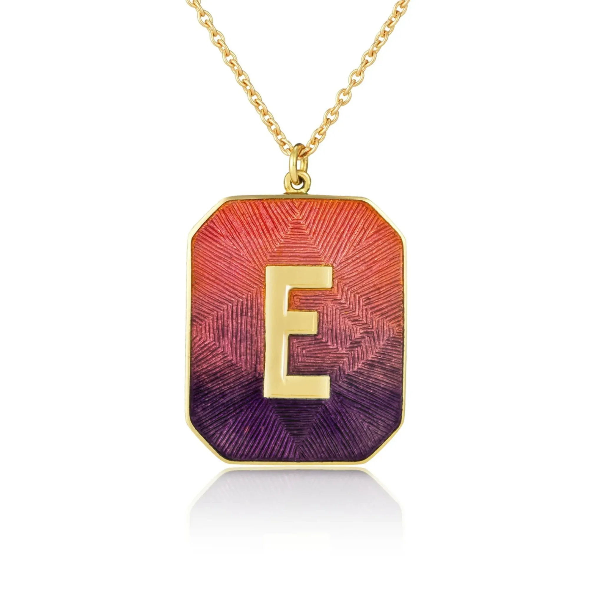 Brooke Gregson Alphabet Sunset Enamel Letter Necklace Online