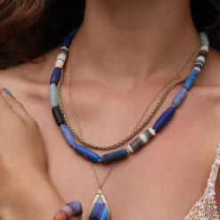 Brooke Gregson BEADED GEMSTONE NECKLACE Hot