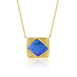 Brooke Gregson BOULDER OPAL ENGRAVED NECKLACE Outlet