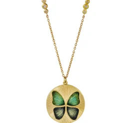 Brooke Gregson BUTTERFLY ENAMEL NECKLACE Outlet