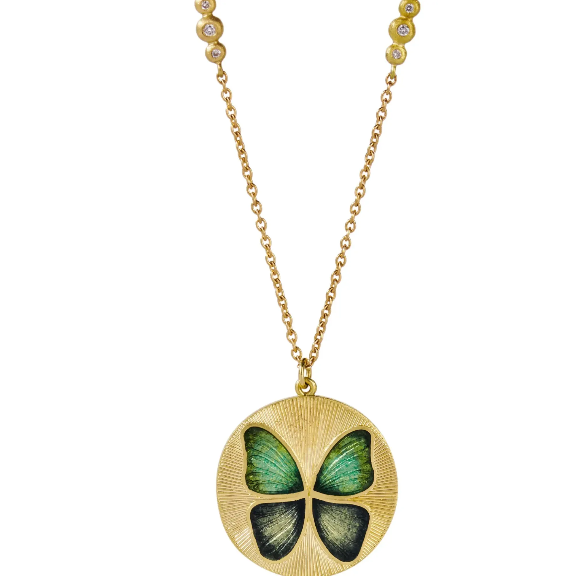 Brooke Gregson BUTTERFLY ENAMEL NECKLACE Outlet