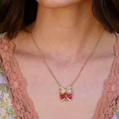 Brooke Gregson BUTTERFLY TOURMALINE SAPPHIRE NECKLACE Fashion