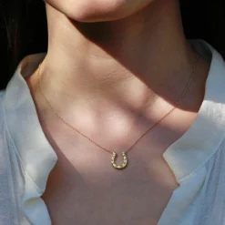 Brooke Gregson Diamond Horseshoe Necklace Online