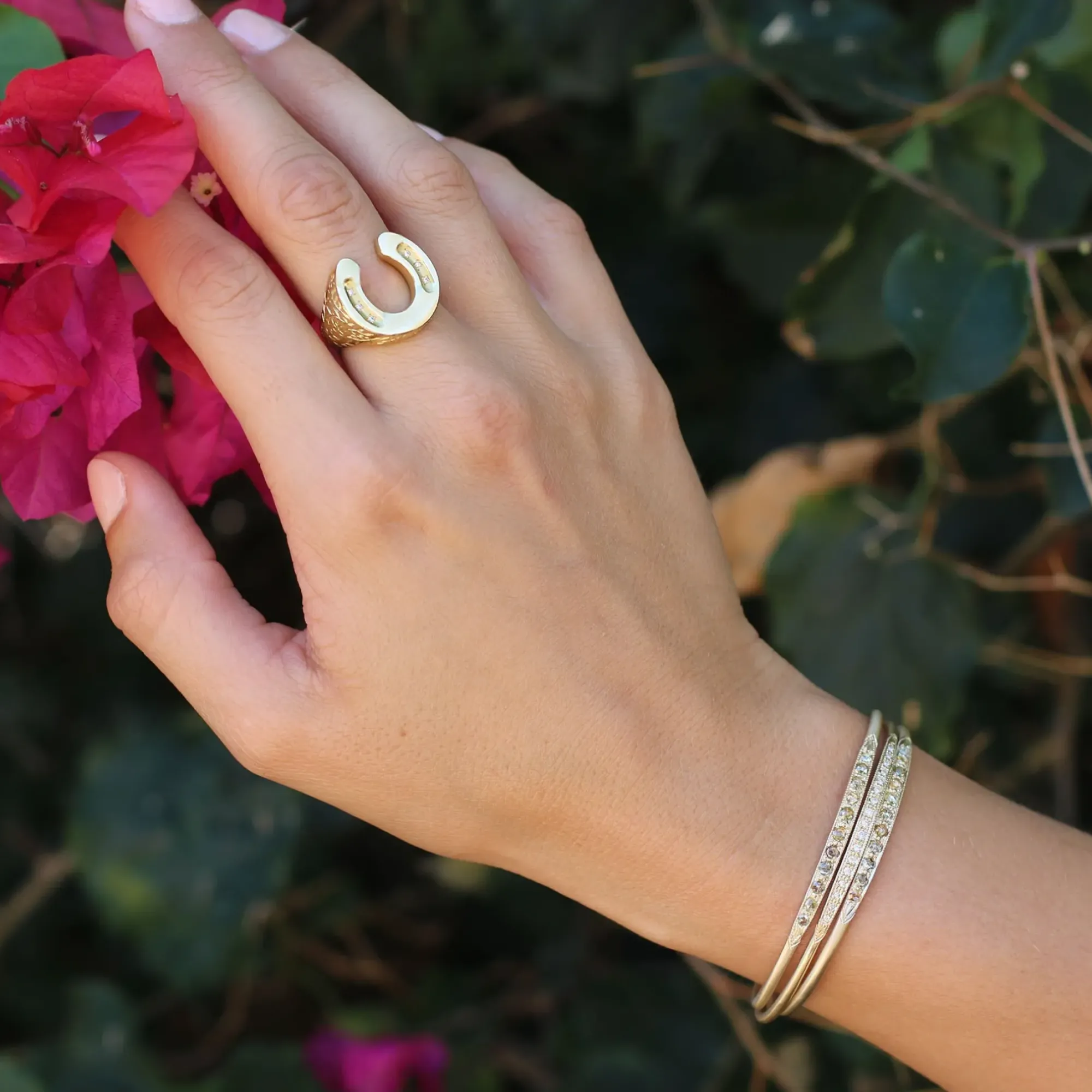 Brooke Gregson Diamond Horseshoe Ring Online