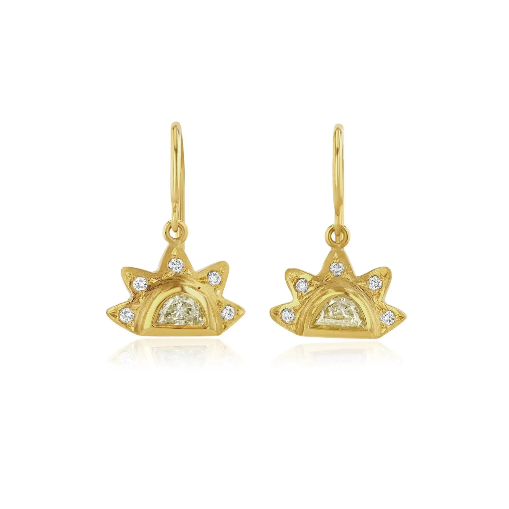 Brooke Gregson DIAMOND SUN BEAM EARRINGS Clearance