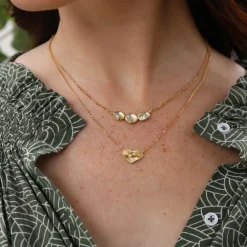 Brooke Gregson ENGRAVED HEART MARQUIS DIAMOND NECKLACE Best Sale