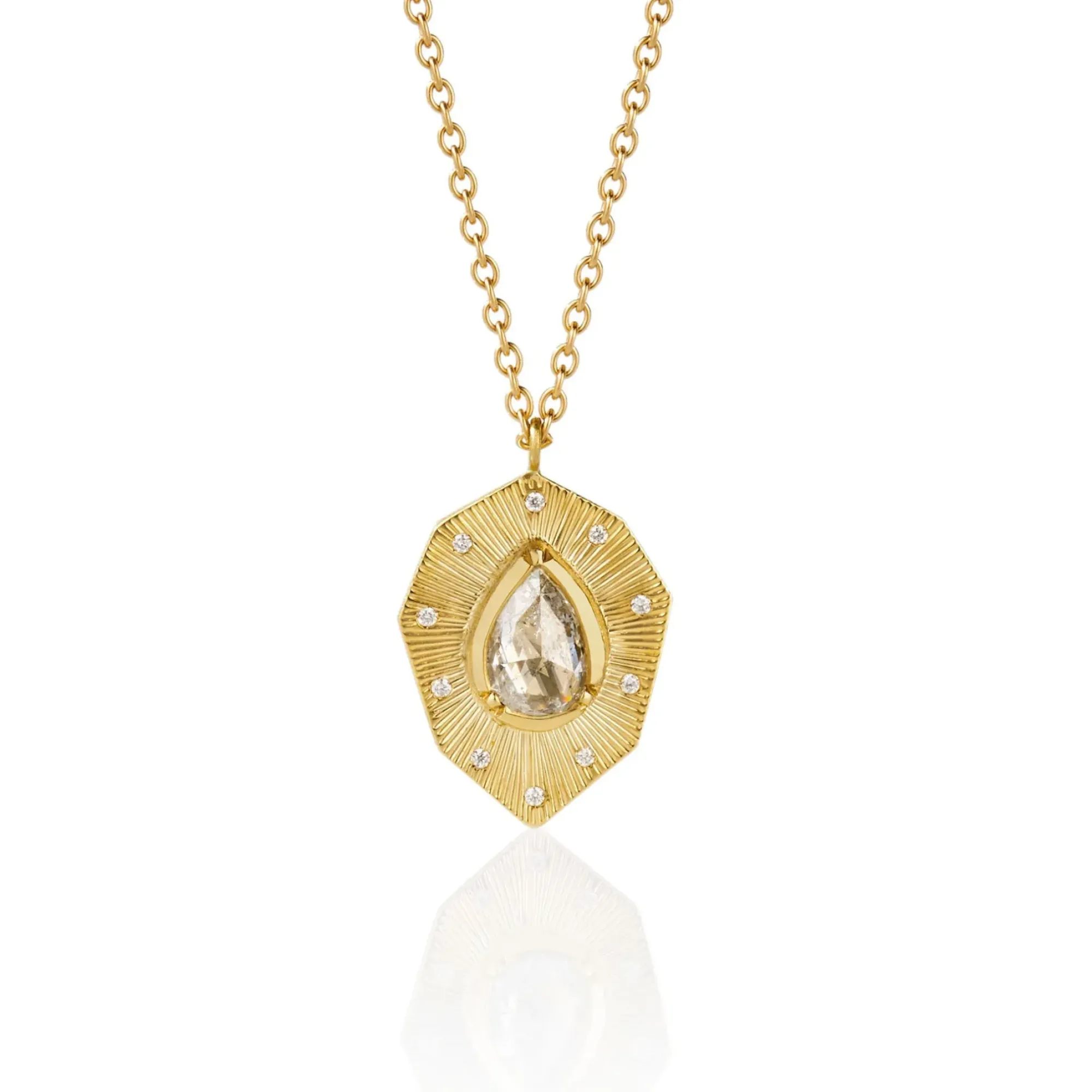 Brooke Gregson ENGRAVED STARLIGHT DIAMOND NECKLACE Flash Sale