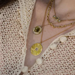 Brooke Gregson Mandala Hera Engraved Diamond Necklace Sale
