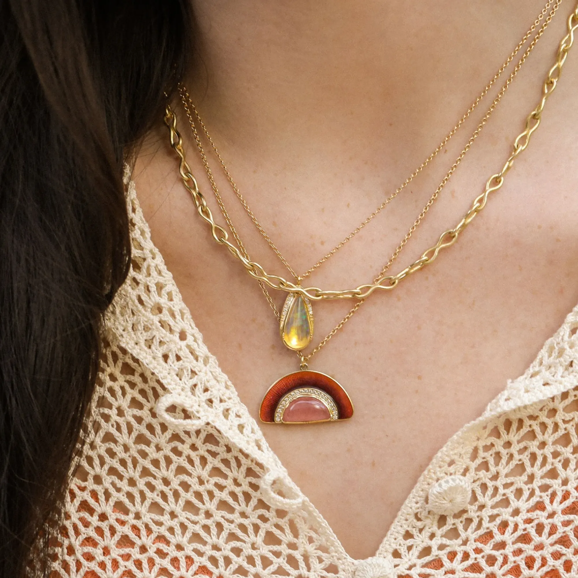 Brooke Gregson MOBIUS CHAIN LINK NECKLACE Online