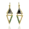 Brooke Gregson Nefertiti Diamond Emerald Earrings Fashion