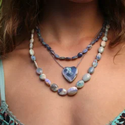 Brooke Gregson OPAL HEART NECKLACE Outlet