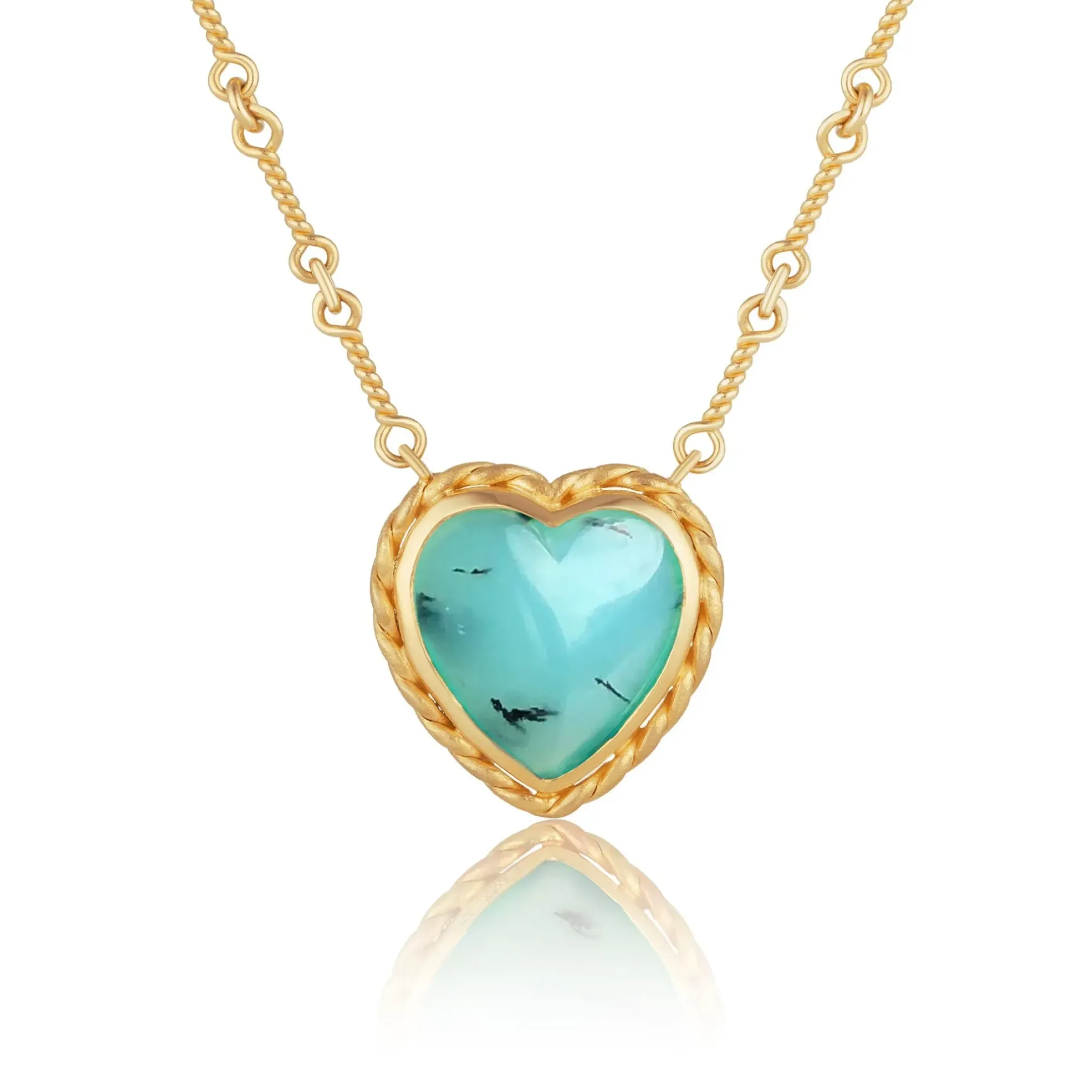 Brooke Gregson PERUVIAN OPAL HEART TWIST NECKLACE Store