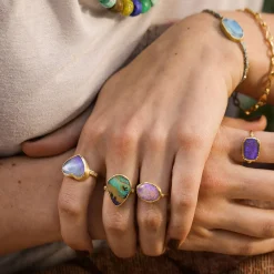 Brooke Gregson PIPE OPAL ELLIPSE RING Shop