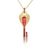 Brooke Gregson Rhodonite Ruby Key Necklace Fashion