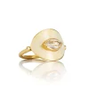 Brooke Gregson TALISMAN DIAMOND CREAM ENAMEL RING Shop