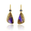 Brooke Gregson TEARDROP OPAL SAPPHIRE HALO EARRINGS Outlet