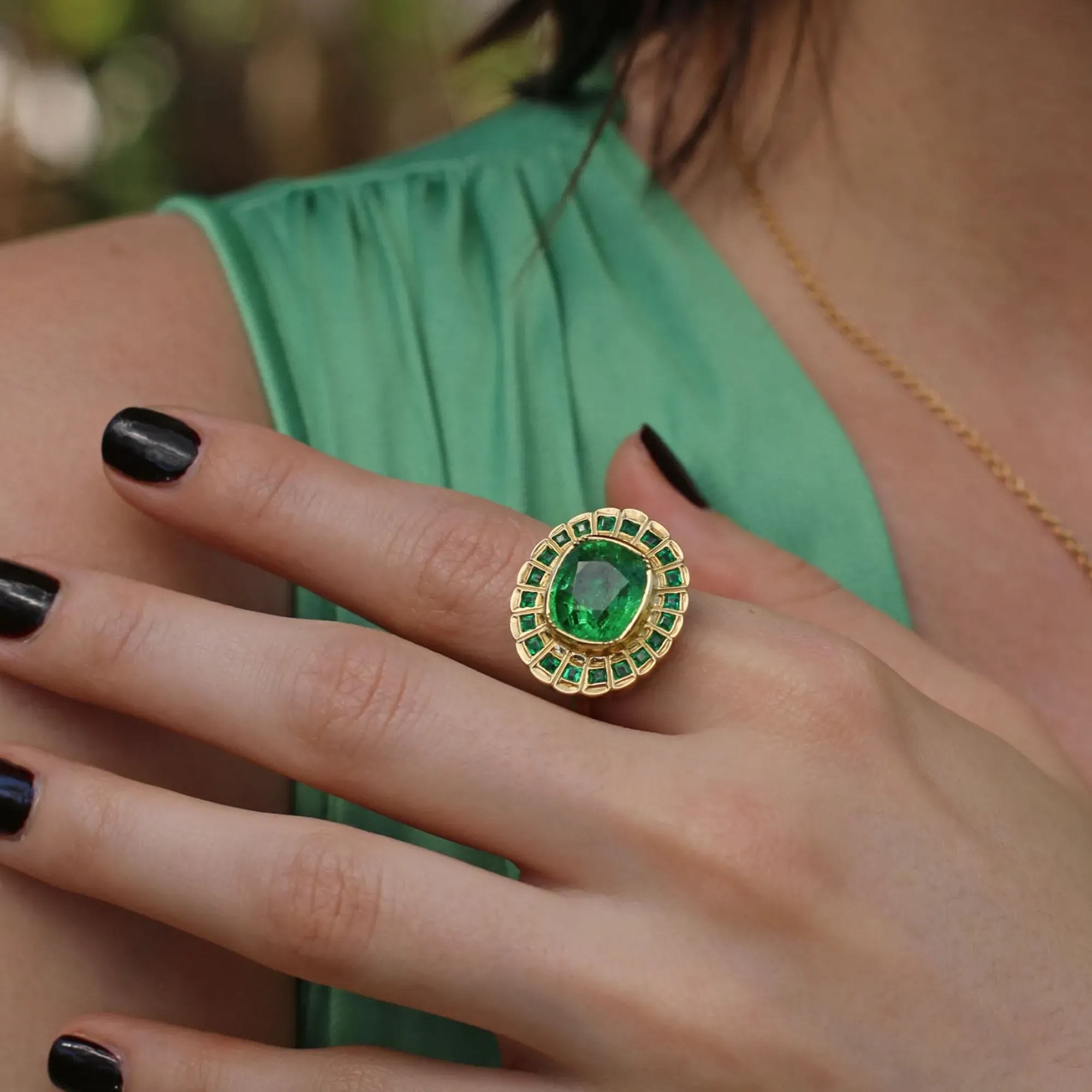 Brooke Gregson TSAVORITE EMERALD IMPERIAL RING Sale