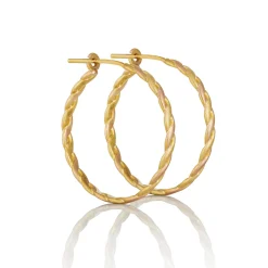 Brooke Gregson TWIST HOOP EARRINGS New