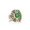 Brooke Gregson UTOPIA EMERALD SAPPHIRE SHIELD RING Discount