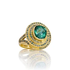 Brooke Gregson UTOPIA SPIRAL TOURMALINE SPINEL RING Discount
