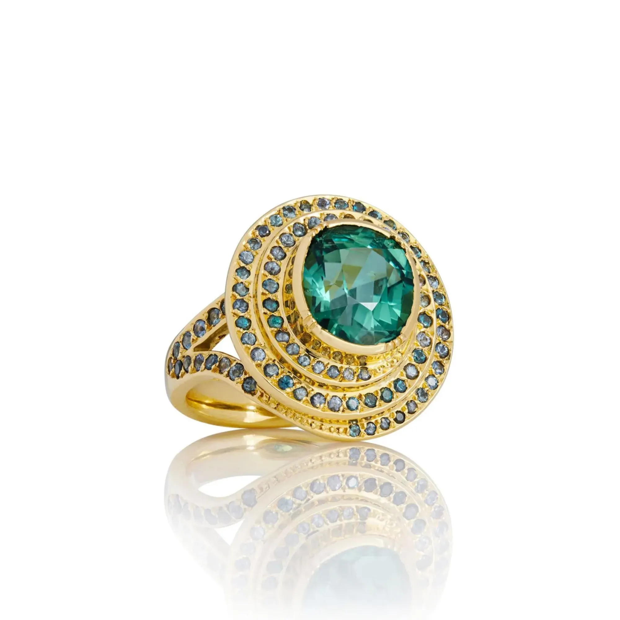 Brooke Gregson UTOPIA SPIRAL TOURMALINE SPINEL RING Discount