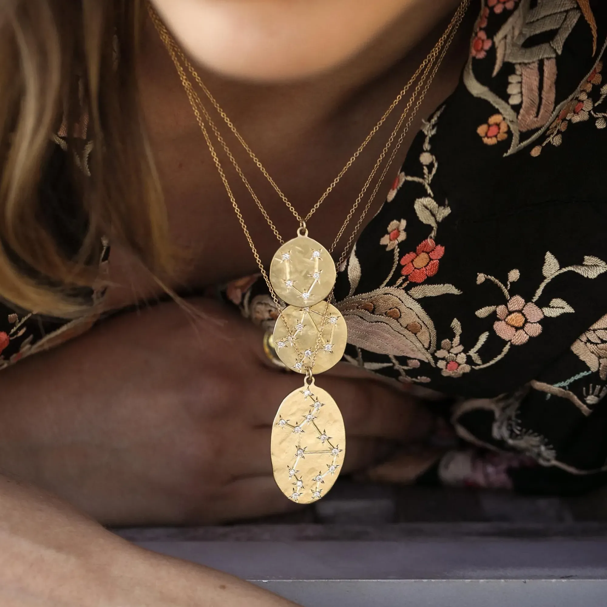 Brooke Gregson Virgo Astrology Necklace - August 23 to September 22 Clearance